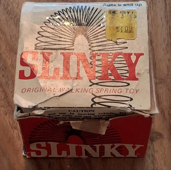 James Industries Other - VINTAGE SLINKY Original Walking Spring Toy Metal James Industries